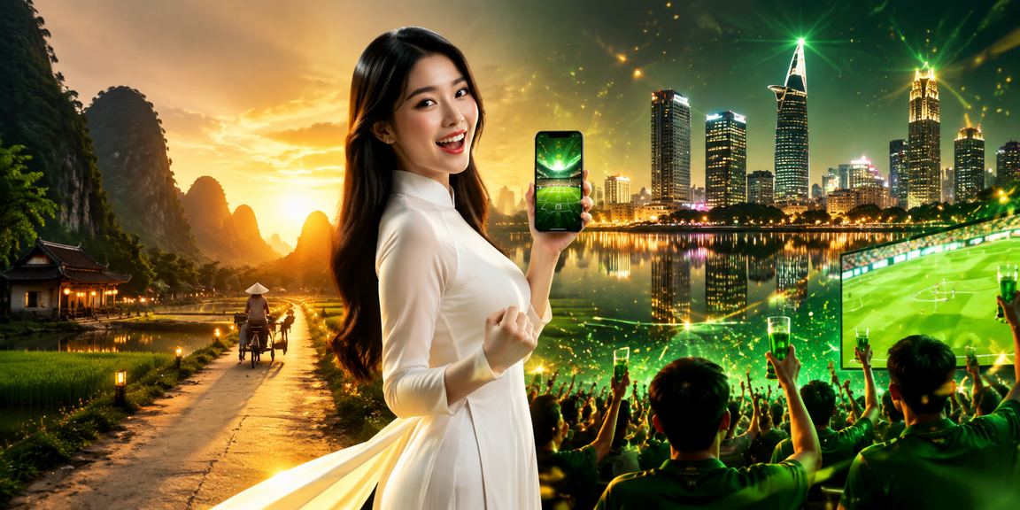 Người hâm mộ bóng đá tại Ninh Bình mặc áo dài xem trận đấu và đặt cược trực tuyến