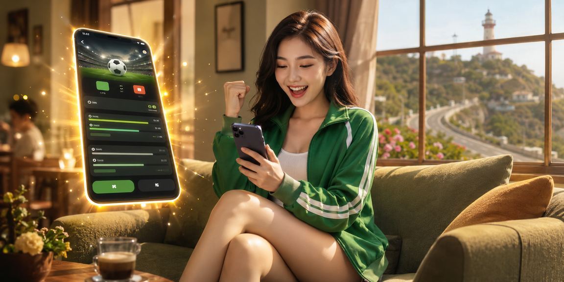 Người chơi tại Vũng Tàu trải nghiệm ứng dụng casino mới trên điện thoại bên ly cà phê